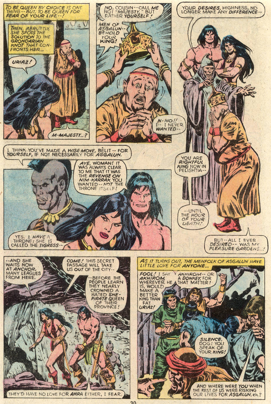 Read online Conan the Barbarian (1970) comic -  Issue #93 - 17