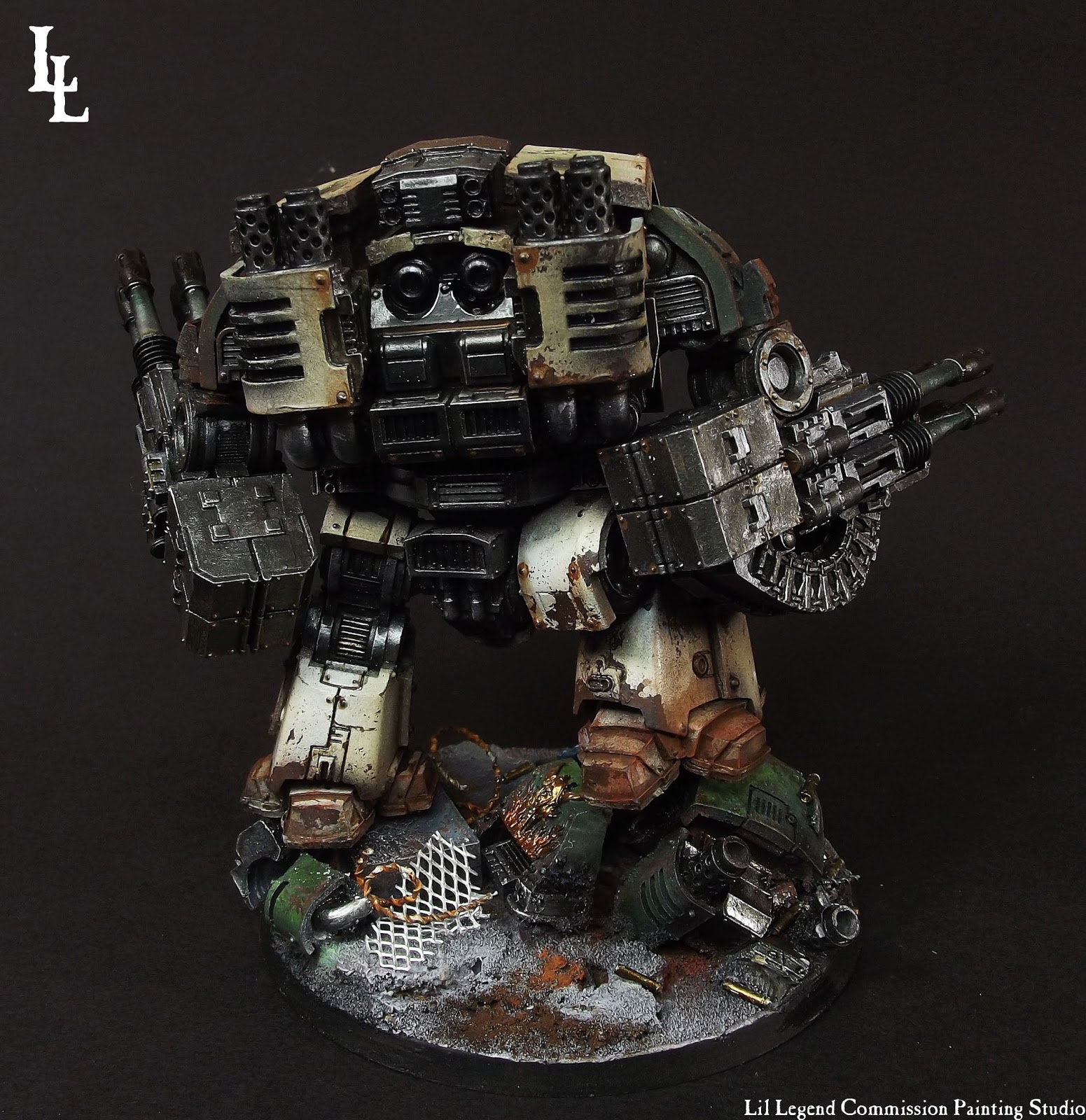 Deathguard Leviathan Dreadnought Commission. LilLegend Commission