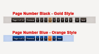 Styling Pagenumber of the Blog Navigation