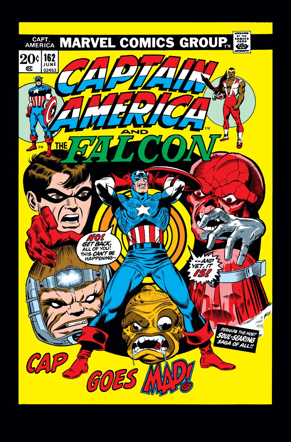 Read online Captain America (1968) comic -  Issue #162 - 1