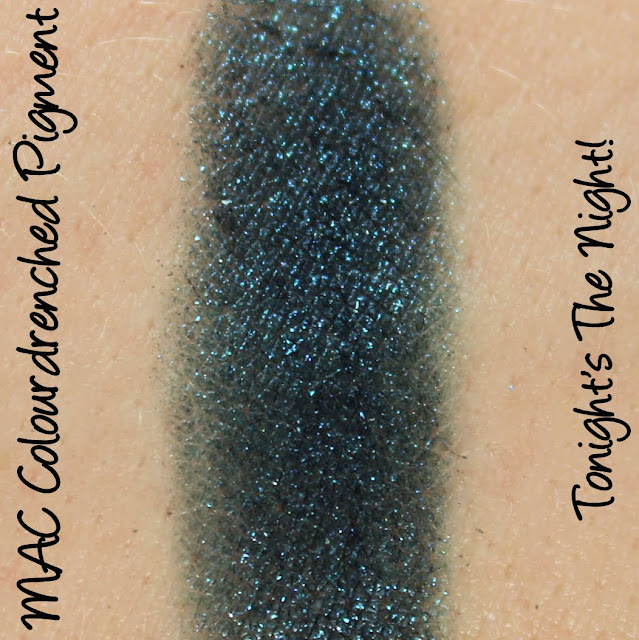 MAC Magic of the Night - Tonight's the Night! Colourdrenched Pigment Swatches & Review