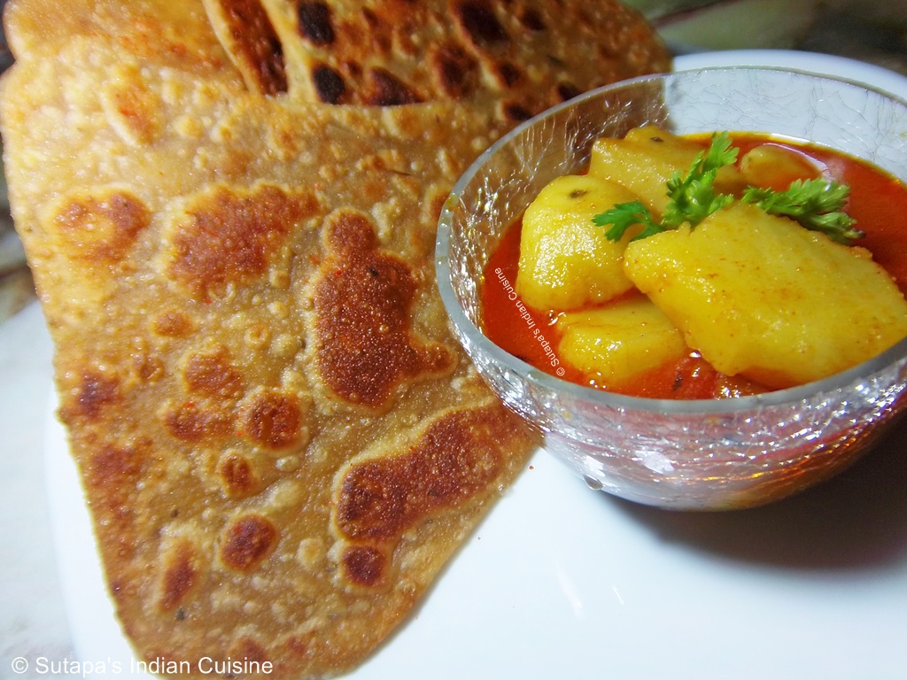 Ajwain Paratha/Fried Indian Flat bread with Carom Seeds