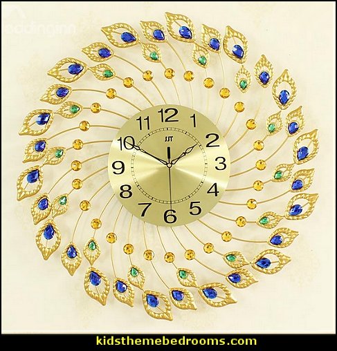 Peacock Feathers Wall Clock peacock bedding - peacock home decor - peacock theme decor - Peacock Decorations - Peacock Nursery - peacock wall decoration - peacock colors - peacock color decor - peacock wallpaper - Peacock curtains - life size peacock decorations - Peacock feathers - Peacock living room - Peacock themed decorating - exotic style decorating Peacock Feathers Wall Clock peacock bedding - peacock home decor - peacock theme decor - Peacock Decorations - Peacock Nursery - peacock wall decoration - peacock colors - peacock color decor - peacock wallpaper - Peacock curtains - life size peacock decorations - Peacock feathers - Peacock living room - Peacock themed decorating - exotic style decorating