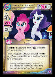 My Little Pony Pinkie Pie & Rarity, Deep Currents Seaquestria and Beyond CCG Card