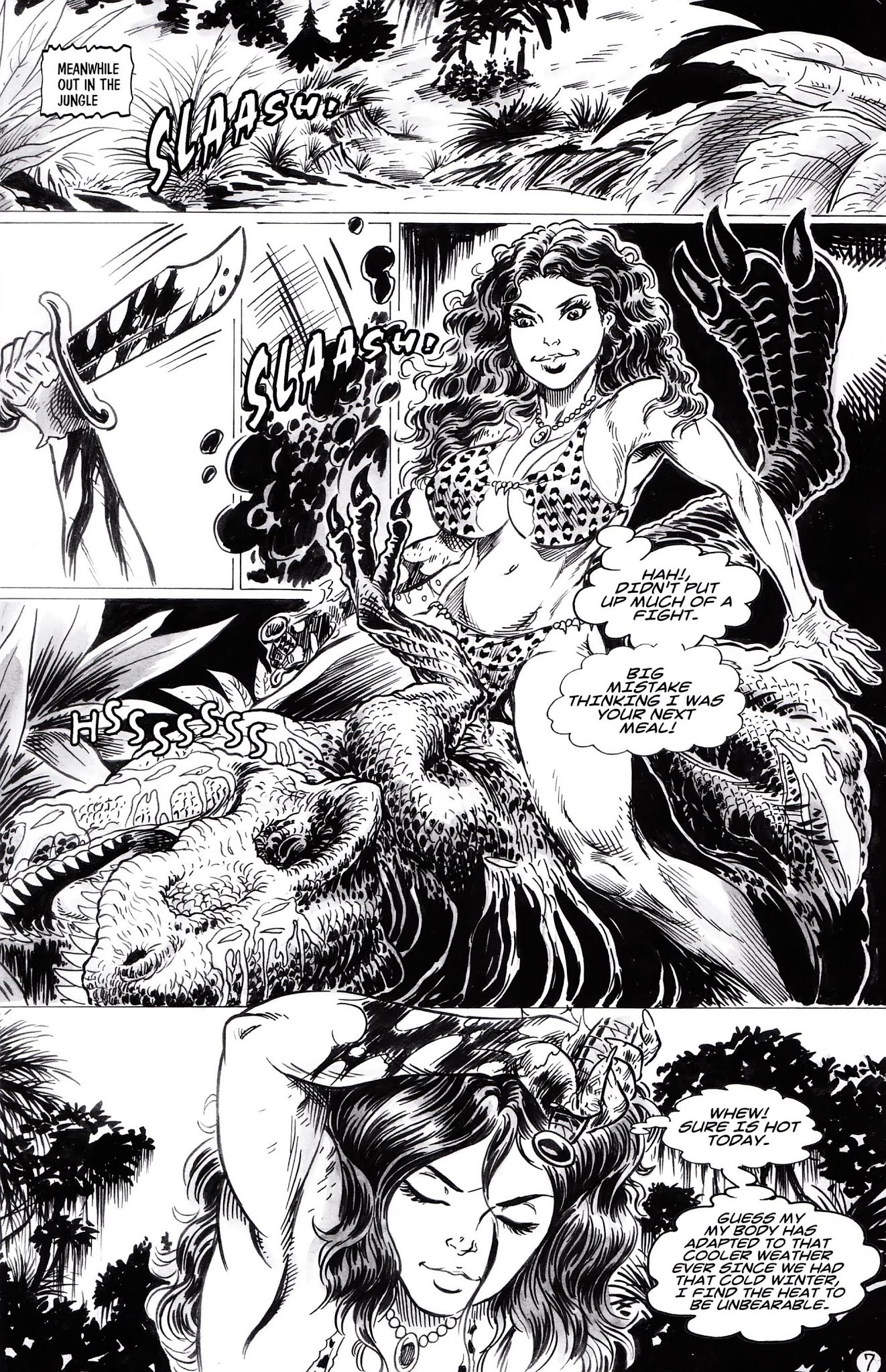 Read online Cavewoman: Gangster comic -  Issue #1 - 9