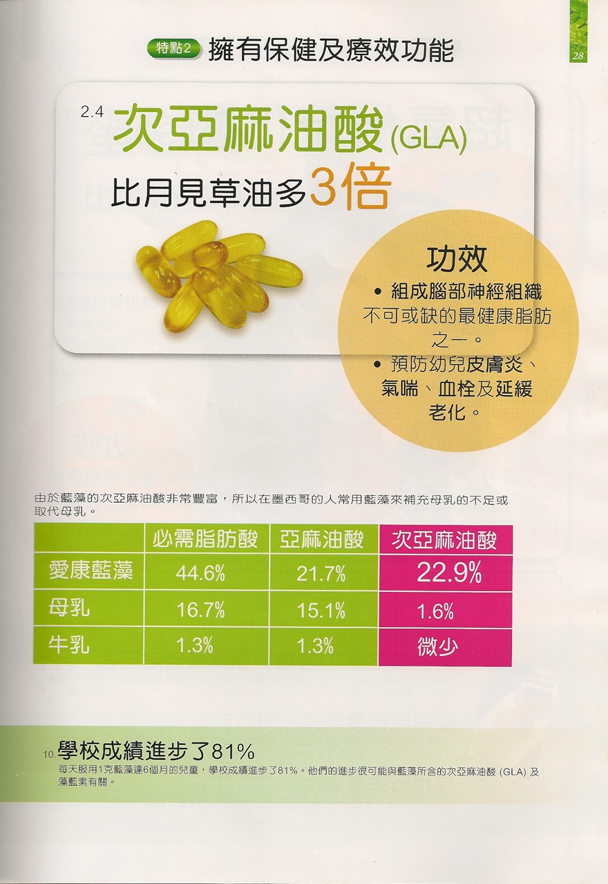 Elken Product Elken Spirulina (Chinese Version)