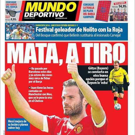 Bao Tay Ban Nha: Mata muon roi Man United, ve Camp Nou - Anh 2