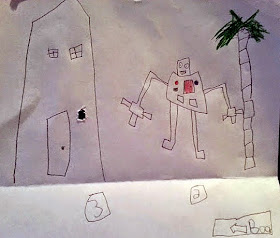 Kids picture of robot