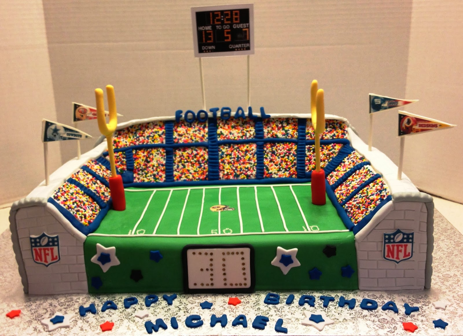 MaryMel Cakes NFL 30th Birthday
