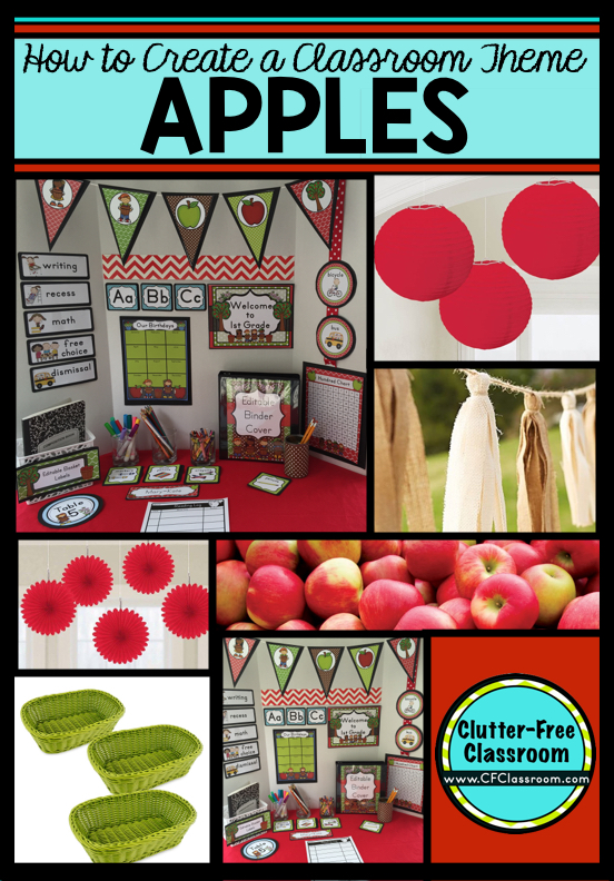 Apple Themed Classroom Ideas Printable Classroom Decorations