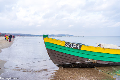 Na plaży w Sopocie