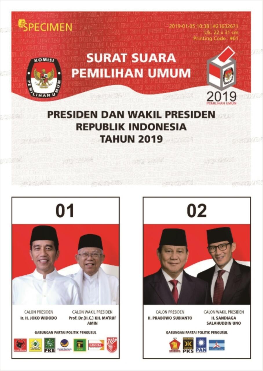 ALUMNI SMP ANNUR: Mengenal kertas suara pemilu 2019