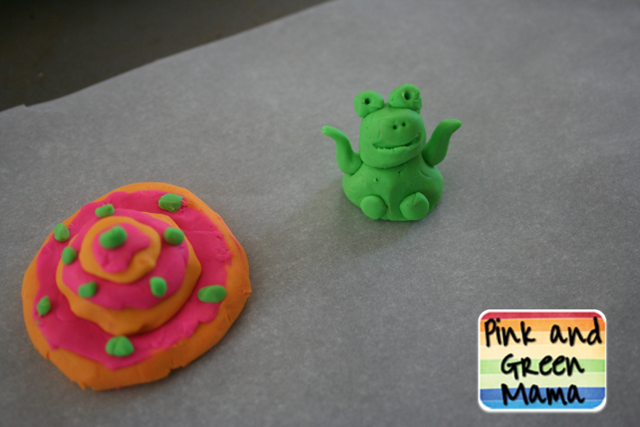 Pink and Green Mama * Homemade Erasers With Eraser Clay