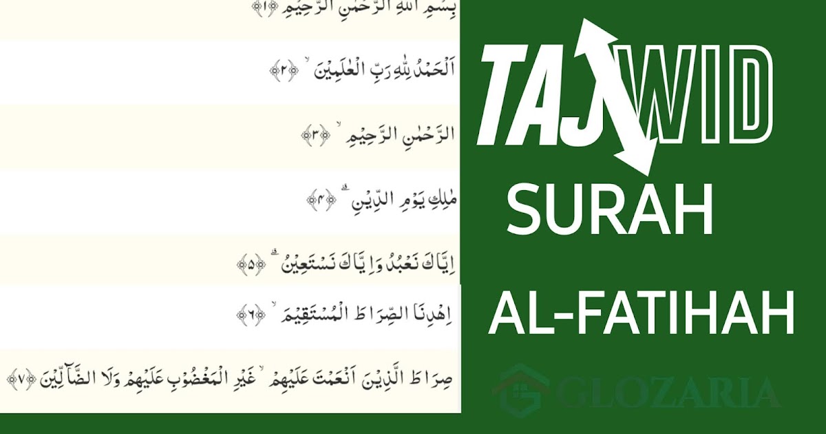 Yuk Mengaji Hukum Bacaan Tajwid Surah Al Fatihah Sangat Lengkap Glozaria Yuk Mengaji Hukum Bacaan Tajwid Surah Al Fatihah Sangat Lengkap Glozaria
