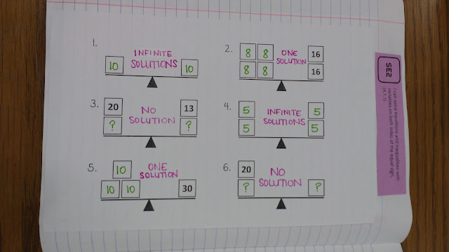 Math = Love: Algebra 1 Solving Equations and Inequalities (Unit 2) INB