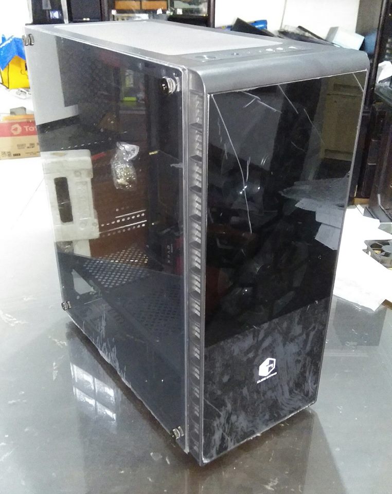 Review Singkat Casing PC Cube Gaming Tempered Glass Rainbow RGB