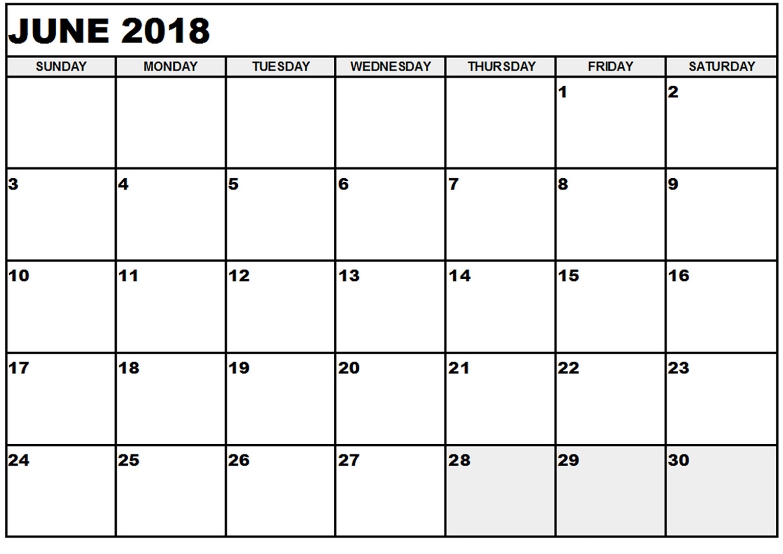 calendar to write on