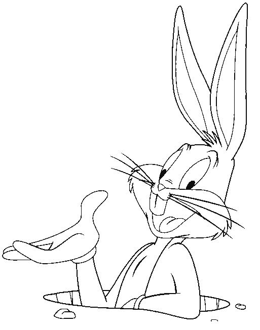 halloween bugs bunny coloring pages - photo #2