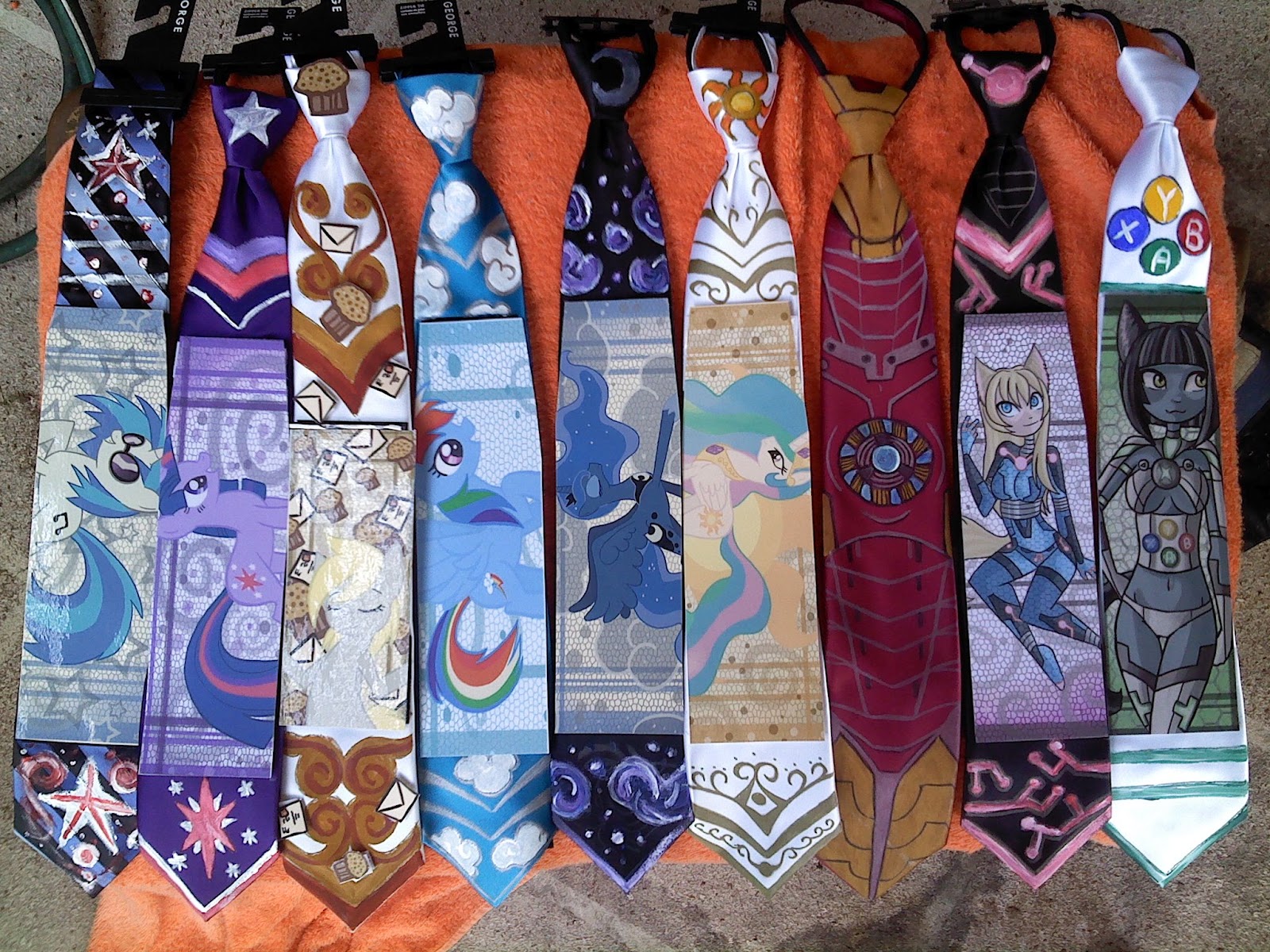 equestria daily mlp stuff amazing custom ties