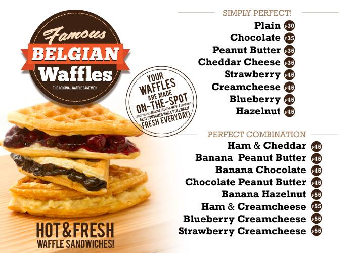 Stefansecz memorable excursions Famous Belgian Waffle SM City Cebu