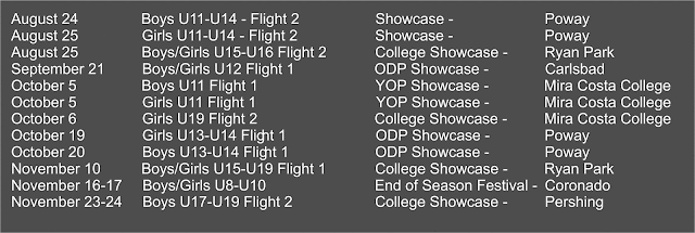 SDDA SHOWCASE SCHEDULE | LIVERPOOL SOCCER CLUB NEWS SDDA SHOWCASE SCHEDULE | LIVERPOOL SOCCER CLUB NEWS