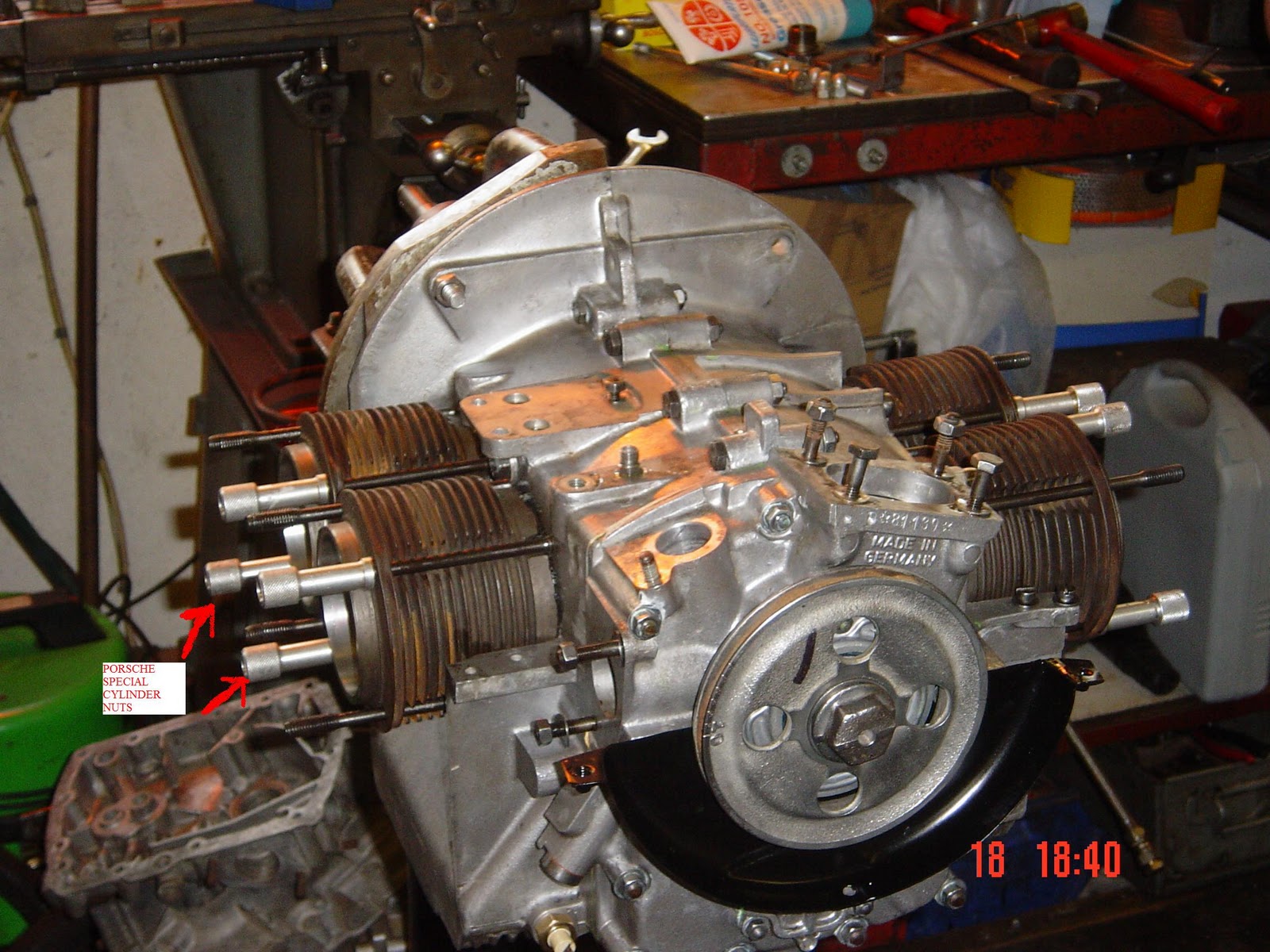 PORSCHE 356 ENGINE BUILD, REBUILD, REPAIR.: 11. Cylinders, Pistons and