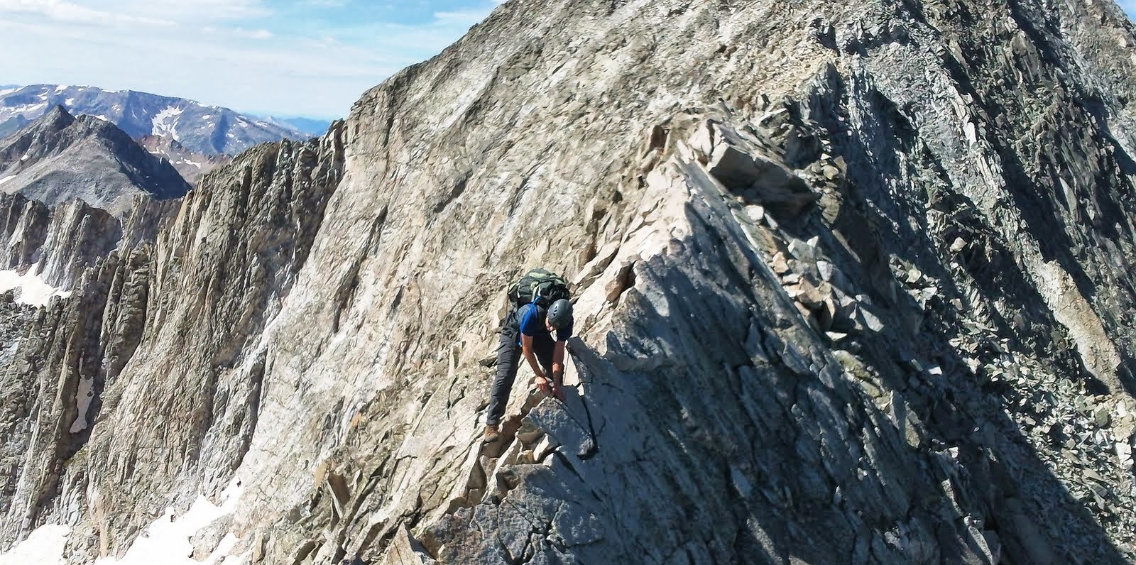 Colorado Mountaineering The Five Hardest Cruxes of Colorado's 14ers