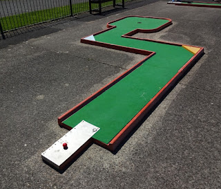 Crazy Golf course at Fairhaven Lake in Lytham Saint Annes Crazy Golf course at Fairhaven Lake in Lytham Saint Annes