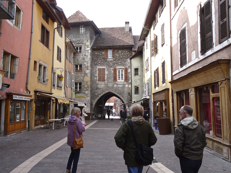 Walking with Friends Down Under: Annecy, Perouges and Lyon