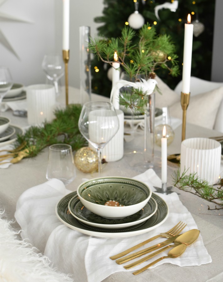 Mesas de Navidad en la cocina