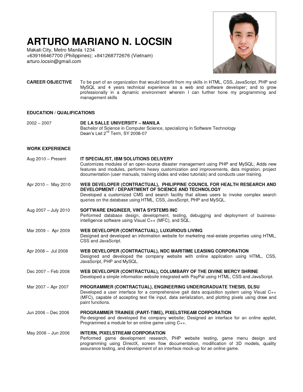 Business Administration Resume Samples Sample Resumes