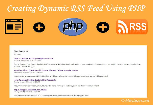 Creating Dynamic RSS Feed Using PHP