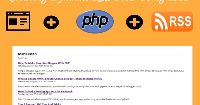 Php display rss feed image