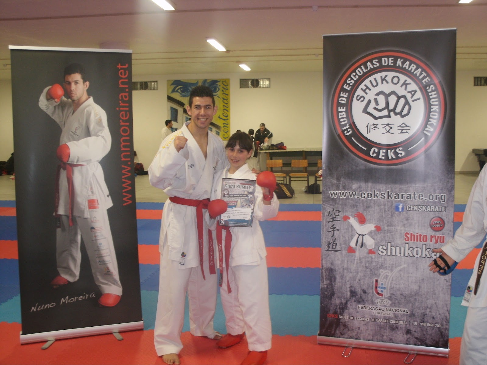 Associação Karate Shotokan Trancoso EstÁgio Shiai Kumite Em Viseu Ceks Nuno Moreira 