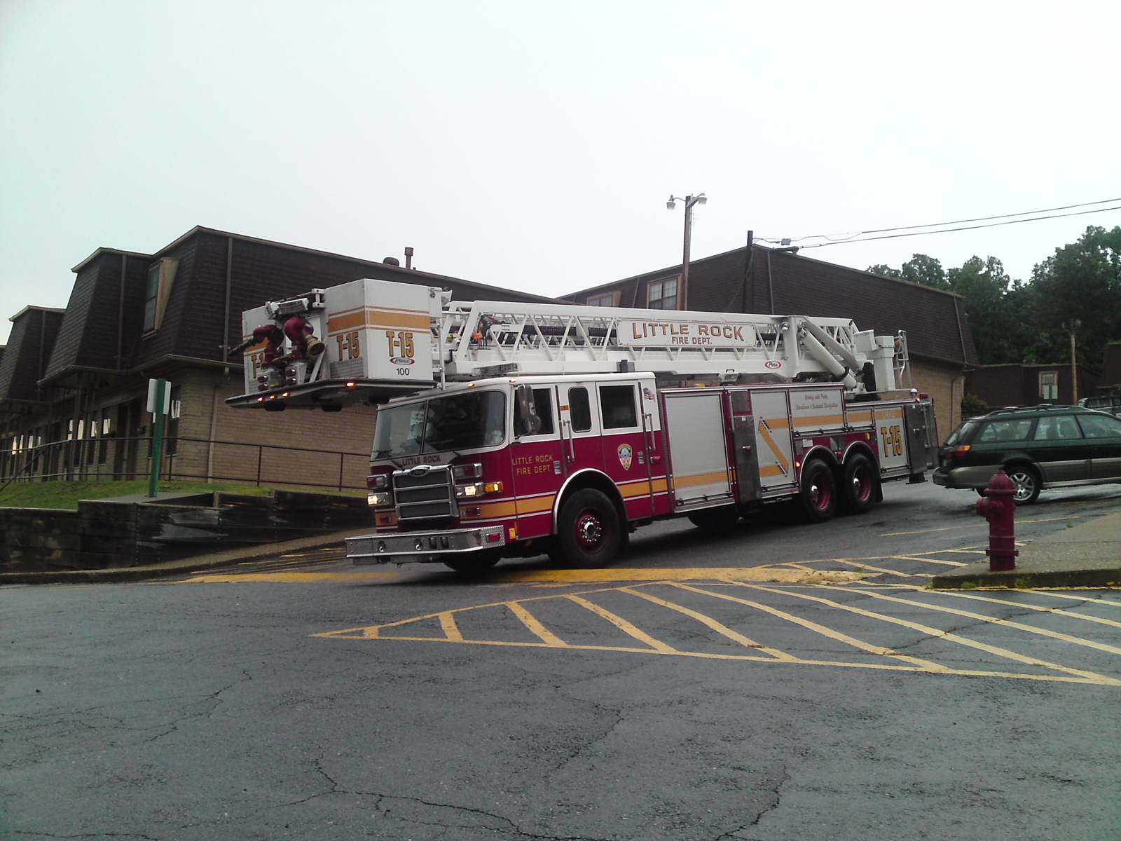 Stage à Little Rock Incendie à Westpark Meadows