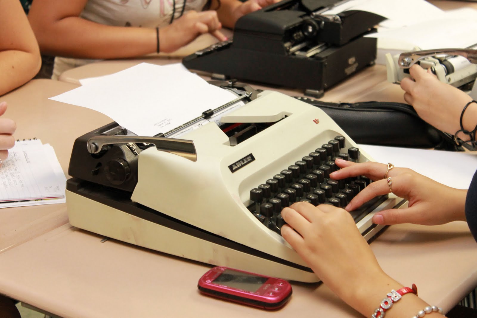 Magic Margin The Typewriters In Use