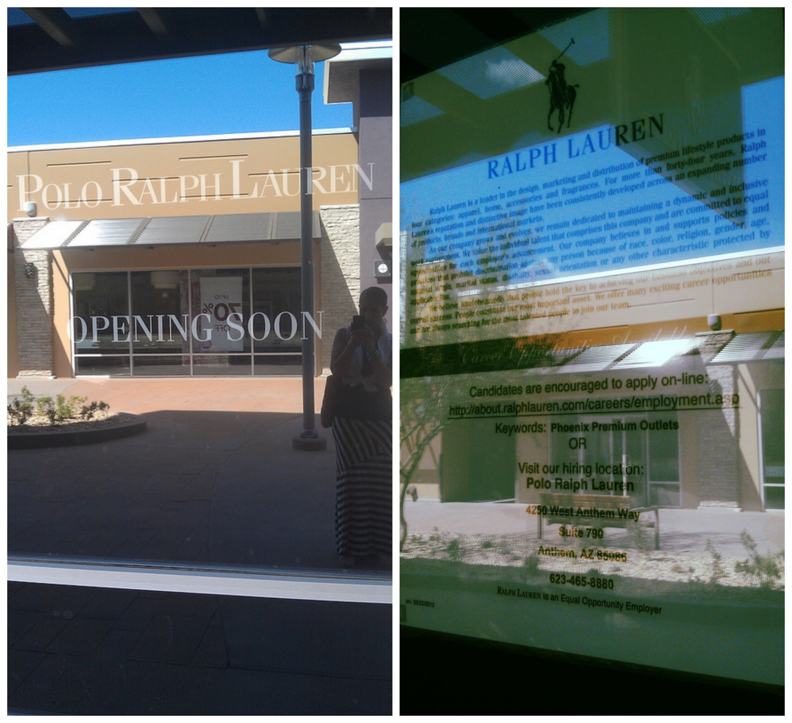 FOCAL POINT STYLING: NEW SHOPS IN TOWN: PHOENIX PREMIUM OUTLETS