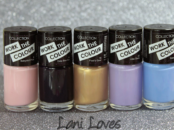 Collection Work the Colour Nail Polish Swatches & Review - New Shades!