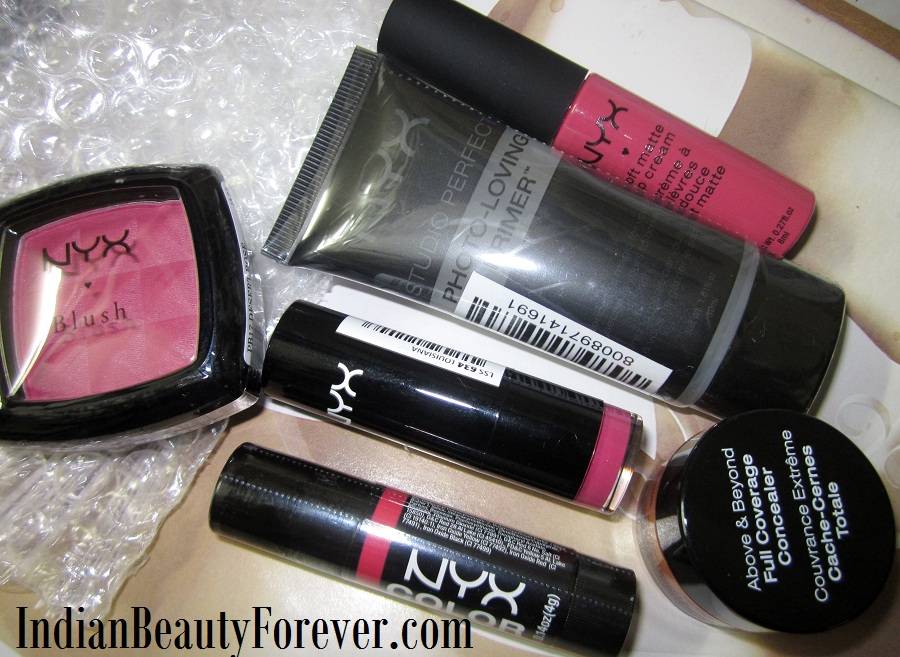 Nyx Cosmetics haul from Blanc To Noir shop