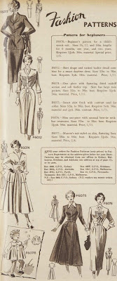 fashion in July 1950 Australian Women's Weekly