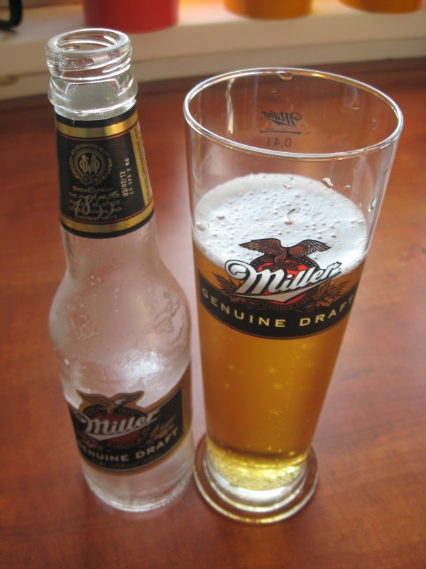 Sörök bemutatója, tesztje: Miller Genuine Draft 4.7%