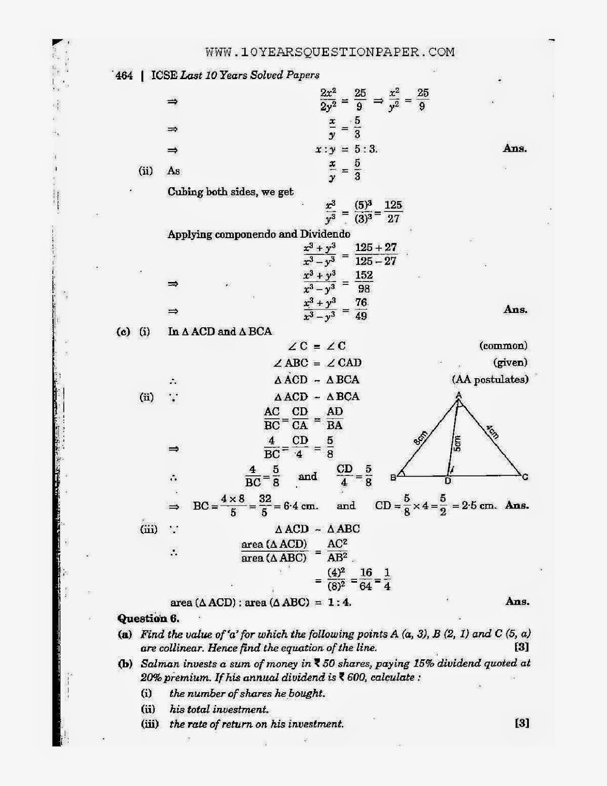 icse class 10th mathematics solved question paper 2014 icse class 10th mathematics solved question paper 2014