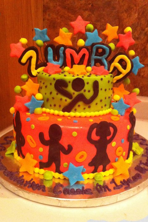 Jenn's Fun Cakes: zumba cake