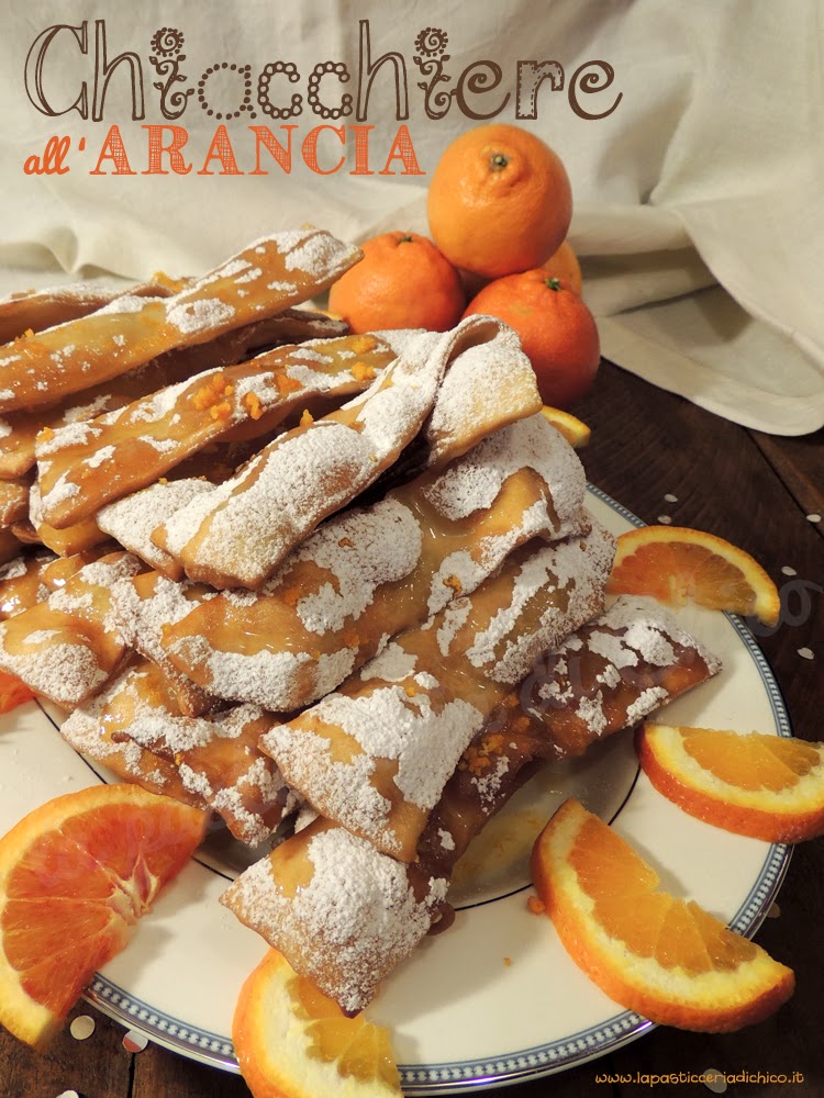 chiacchiere all' arancia