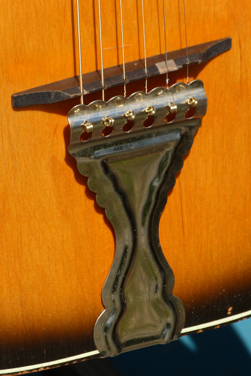 1950s Unitedmade Tailpiece Parlor Guitar