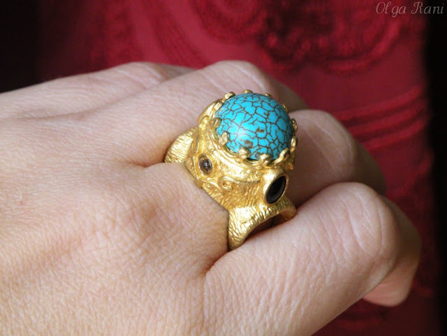 Turquoise stone ring