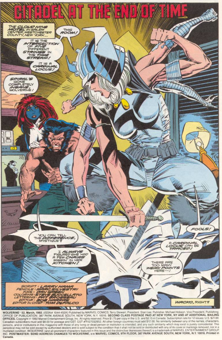 Read online Wolverine (1988) comic - Issue #52 - 2