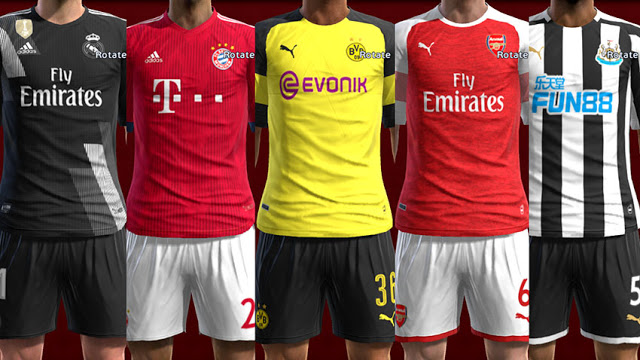 arsenal kit pes 2013