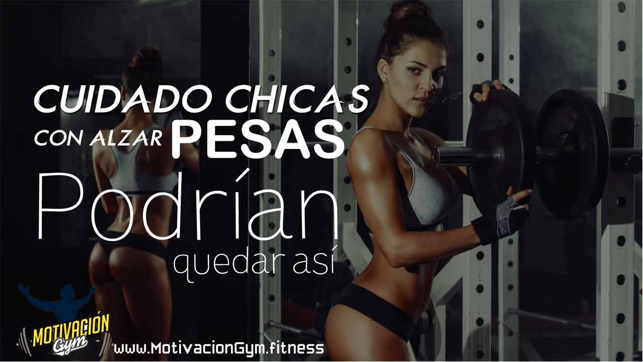 Pesas: ¿son recomendables para las mujeres? - Motivación Gym