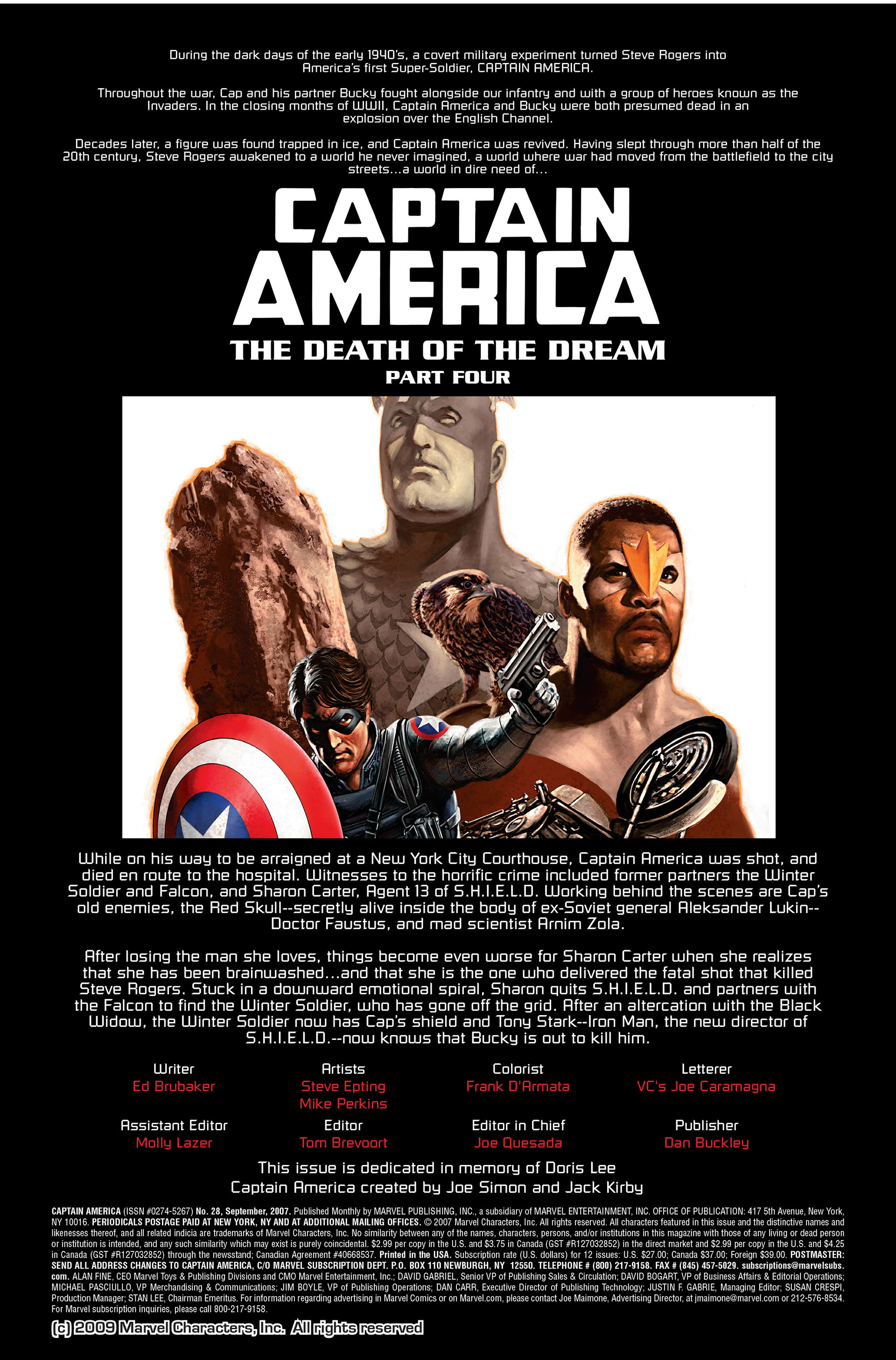 Read online Captain America (2005) comic -  Issue #28 - 2